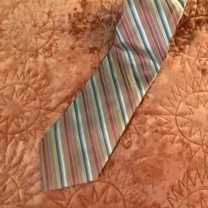 Calvin Klein Striped Multicolor Men's Tie